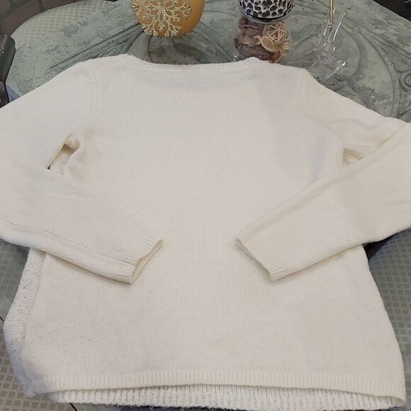 TOMMY Hilfiger Like New Ivory Sweater Jumper - Picture 4 of 7